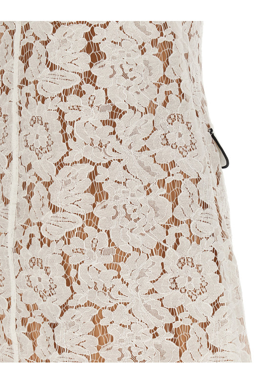 Платье SELF PORTRAIT 'White Lace Contrast Collar Mini' Белый PF25020SWWHITE Платье SELF PORTRAIT 'White Lace Contrast Collar Mini' Белый PF25020SWWHITE