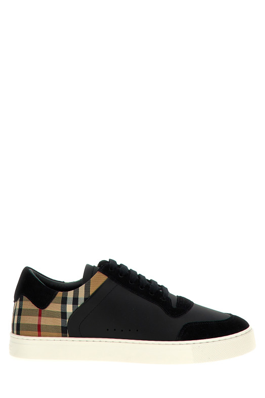 Check insert sneakers Black