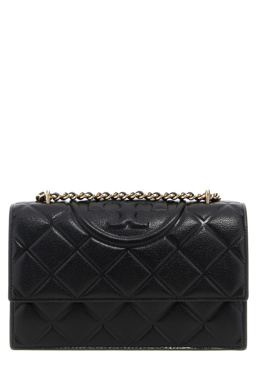 'Fleming Convertibile' small shoulder bag Black 'Fleming Convertibile' small shoulder bag Black
