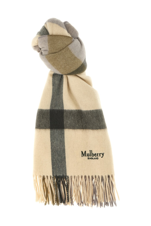 Шарф в клетку Многоцветный MULBERRY VS4295889W563 Шарф в клетку Многоцветный MULBERRY VS4295889W563