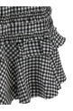 'Crinkled Check Mini' dress Black-grey 'Crinkled Check Mini' dress Black-grey