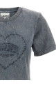 'Grey Washed Heart' T-shirt Gray 'Grey Washed Heart' T-shirt Gray
