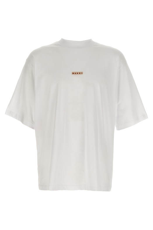 Logo patch t-shirt White