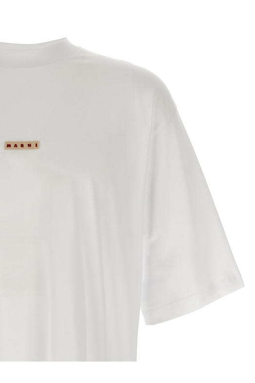 Logo patch t-shirt White