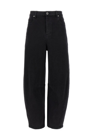 Джинси SELF PORTRAIT 'Black Barrel Leg' Чорний PF25827PBBLACK Джинси SELF PORTRAIT 'Black Barrel Leg' Чорний PF25827PBBLACK