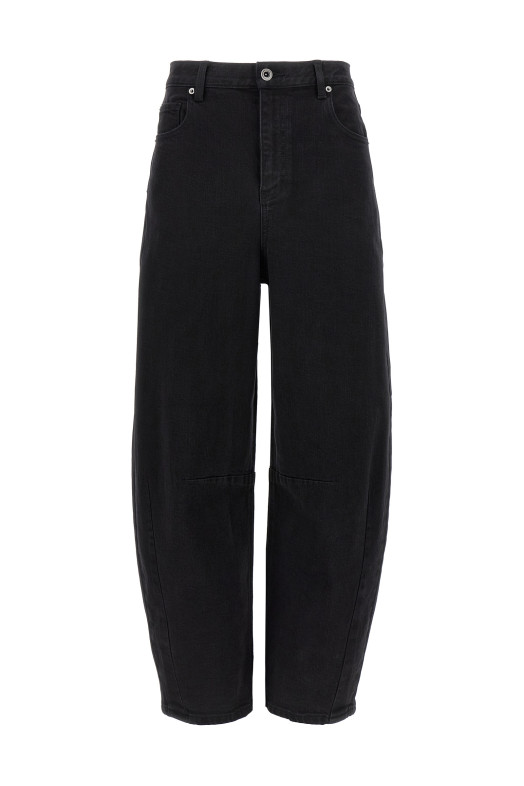 Джинсы SELF PORTRAIT 'Black Barrel Leg' Черный PF25827PBBLACK Джинсы SELF PORTRAIT 'Black Barrel Leg' Черный PF25827PBBLACK