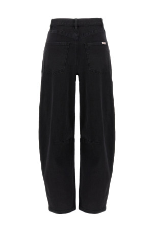 Джинси SELF PORTRAIT 'Black Barrel Leg' Чорний PF25827PBBLACK Джинси SELF PORTRAIT 'Black Barrel Leg' Чорний PF25827PBBLACK