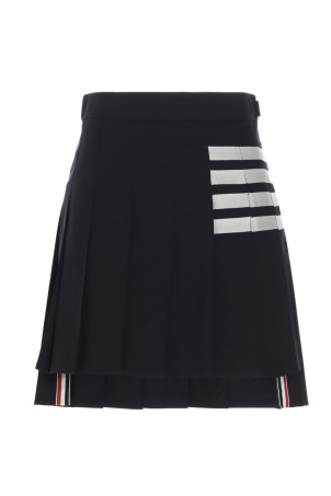 '4 bar’ skirt Blue
