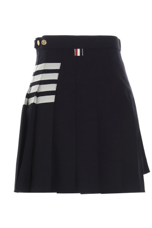 '4 bar’ skirt Blue