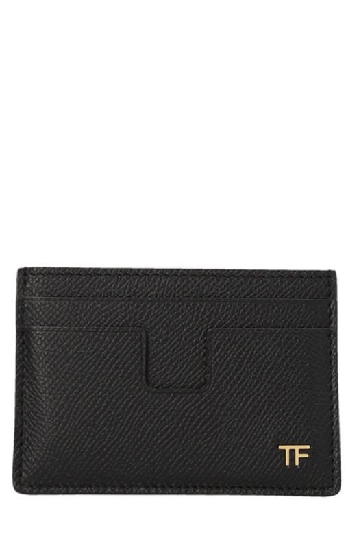 Logo card holder Black