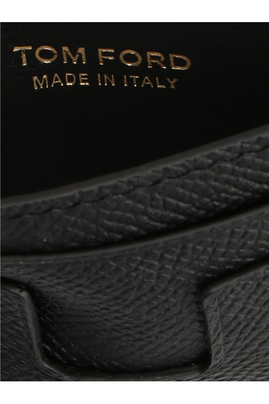 Logo card holder Black