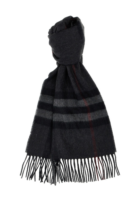 Шарф в клетку Серый BURBERRY 8077880CHARCOAL Шарф в клетку Серый BURBERRY 8077880CHARCOAL