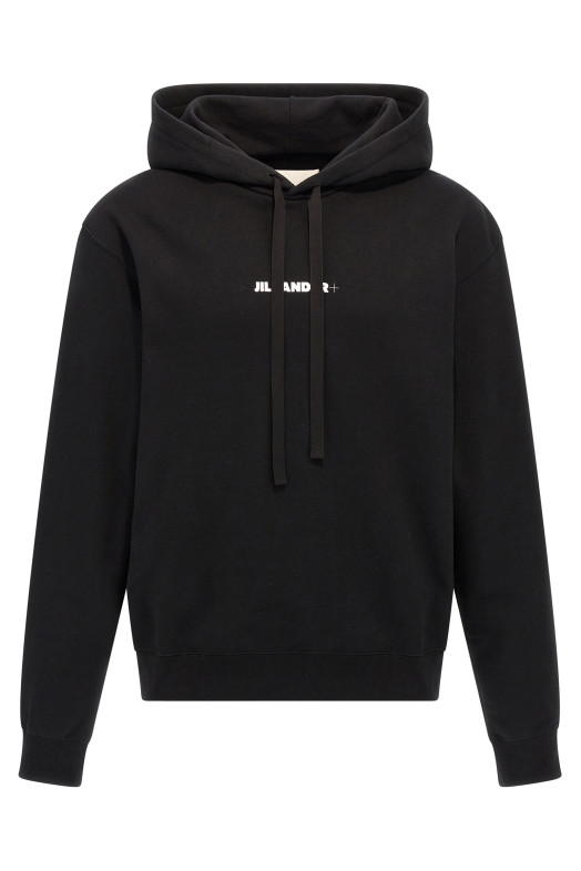 Худі з логотипом Чорний JIL SANDER J47GU0129J20039001