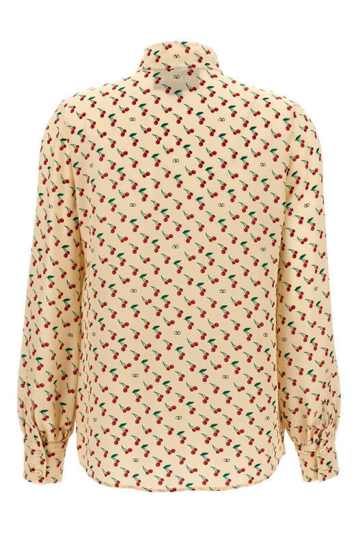 Valentino Garavani 'Cherryfic' shirt Beige