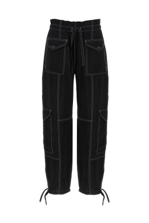 'Light Slub Pocket' pants Black