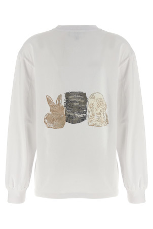 'Animal Print' T-shirt White
