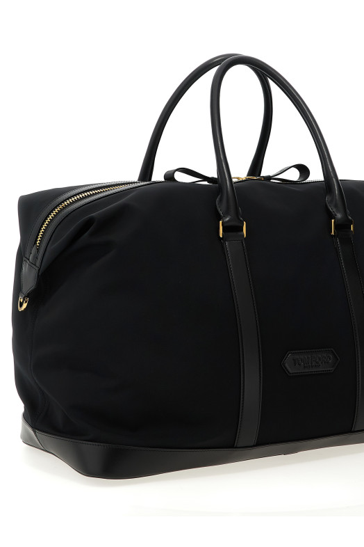 Шкіряна сумка для подорожей Чорний TOM FORD H0459TNY017G1N001 Шкіряна сумка для подорожей Чорний TOM FORD H0459TNY017G1N001
