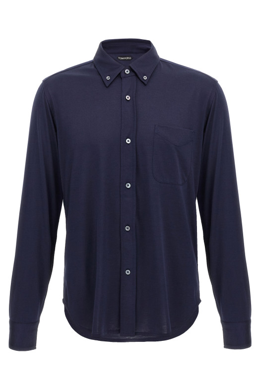 Рубашка на пуговицах Синий TOM FORD JBL011JMS026HB819 Рубашка на пуговицах Синий TOM FORD JBL011JMS026HB819