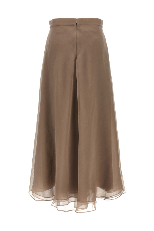 'Paneled Circle' skirt Gray