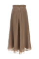 'Paneled Circle' skirt Gray