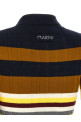 Ribbed wool polo shirt Multicolor