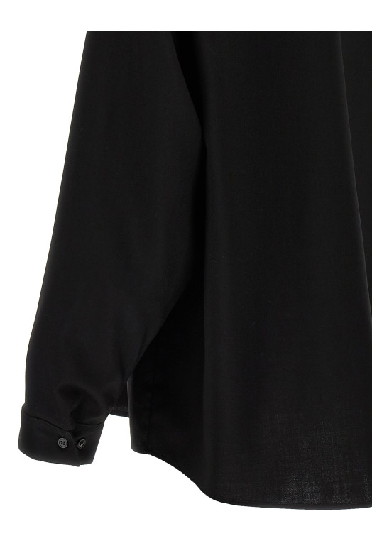 Прохолодна вовняна сорочка Чорна MARNI CUMU0061X3TW83900N99 Прохолодна вовняна сорочка Чорна MARNI CUMU0061X3TW83900N99