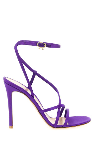 Сандалии GIANVITO ROSSI 'Orchid' фиолетовые G3262615RICCREORCH Сандалии GIANVITO ROSSI 'Orchid' фиолетовые G3262615RICCREORCH