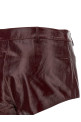 Кожаные шорты Craqué бордо SELF PORTRAIT PF25091PBUBURGUNDY Кожаные шорты Craqué бордо SELF PORTRAIT PF25091PBUBURGUNDY