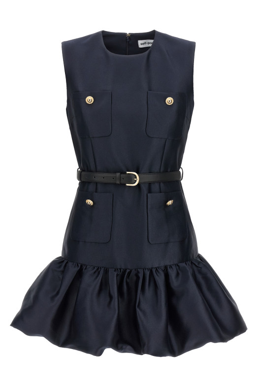 'Navy Taffeta Mini' dress Blue 'Navy Taffeta Mini' dress Blue