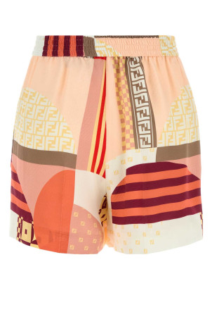 Printed crepe shorts FENDI (FR6643AUQM) Printed crepe shorts FENDI (FR6643AUQM)