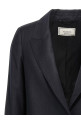Lurex single-breasted blazer Blue Lurex single-breasted blazer Blue