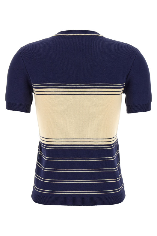 Valentino Garavani 'Chez Valentino' T-shirt Blue Valentino Garavani 'Chez Valentino' T-shirt Blue