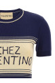 Valentino Garavani 'Chez Valentino' T-shirt Blue Valentino Garavani 'Chez Valentino' T-shirt Blue