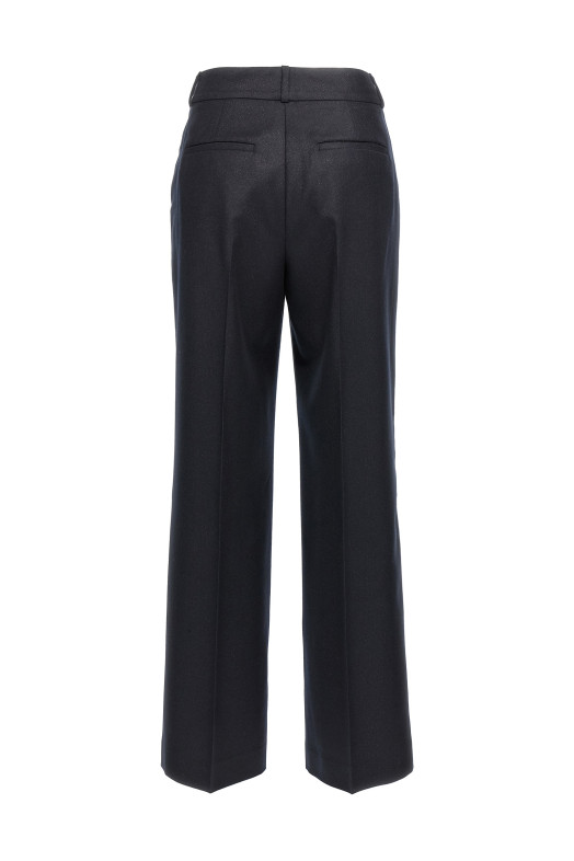 Lurex flannel pants Blue Lurex flannel pants Blue