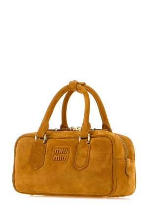 Сумочка Arcadie з замші кольору гірчиці MIU MIU (5BB142VOON2CS4) Сумочка Arcadie з замші кольору гірчиці MIU MIU (5BB142VOON2CS4)