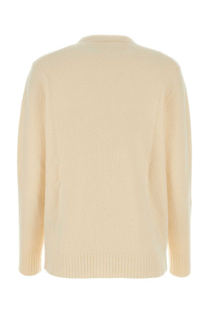Вовняний кардиган кольору слонової кістки JIL SANDER (J01HP0002J14603)