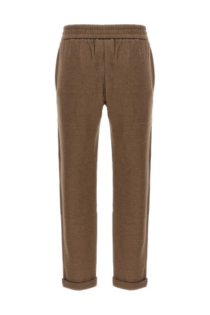 Джоггеры BRUNELLO CUCINELLI 'Shiny Pocket Detail' коричневые MD828SB899C9122 Джоггеры BRUNELLO CUCINELLI 'Shiny Pocket Detail' коричневые MD828SB899C9122