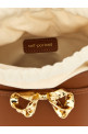 'Brown leather shoulder bow bag' shoulder bag Brown 'Brown leather shoulder bow bag' shoulder bag Brown