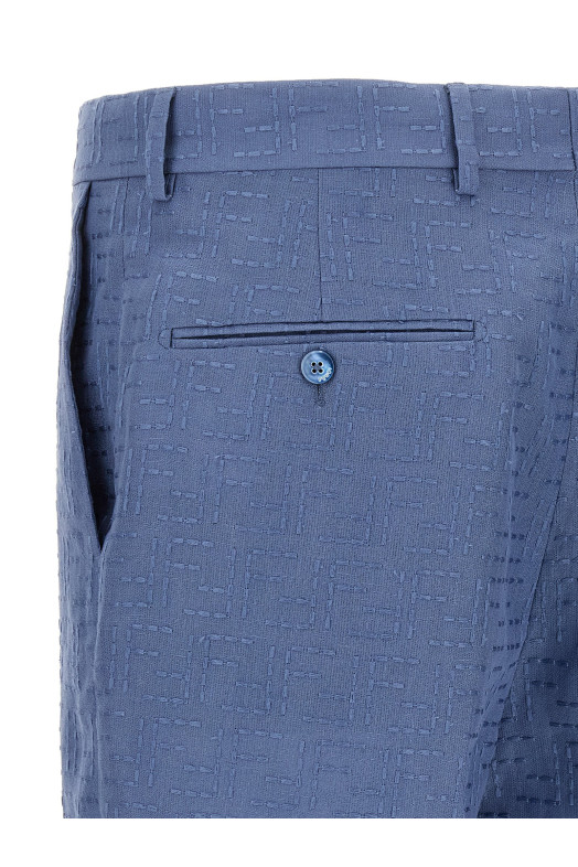 Бермудський жаккард FF BLUE FENDI FB0821AU6YF0U6K Бермудський жаккард FF BLUE FENDI FB0821AU6YF0U6K