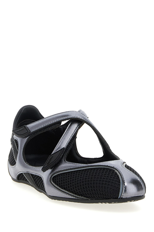 Балетки THE ATTICO 'Floor 01' Різнокольорові 250WSH00871100 Балетки THE ATTICO 'Floor 01' Різнокольорові 250WSH00871100