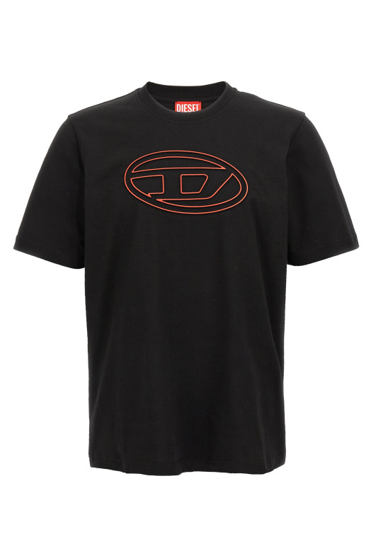 'T-Adjust-Bigoval' T-shirt Black