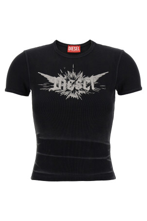 'T-Ele-Long-P2' T-shirt Black 'T-Ele-Long-P2' T-shirt Black