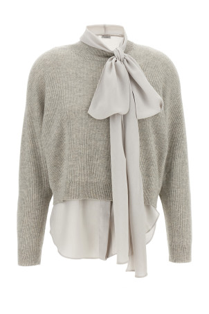 Blouse sweater Gray