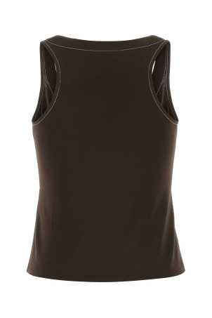 Brown viscose tank top TORY BURCH (170770) Brown viscose tank top TORY BURCH (170770)