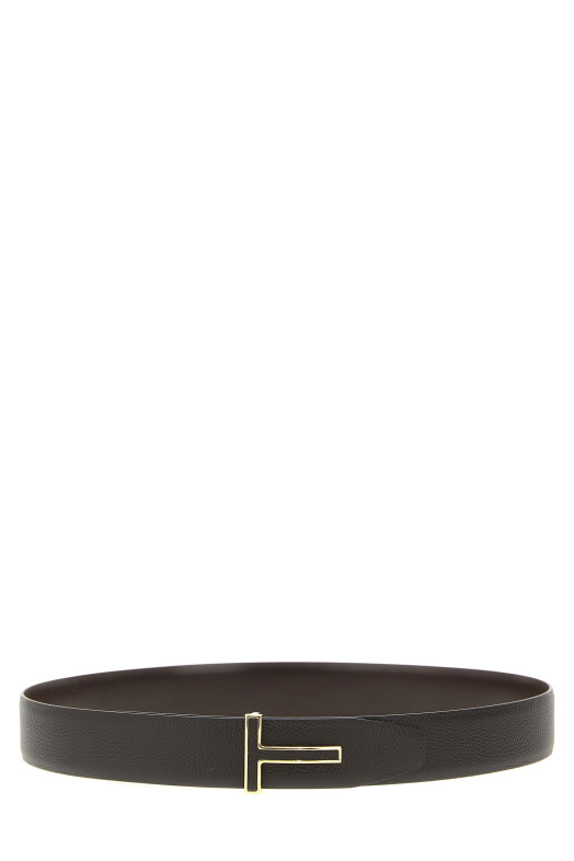 'T' reversible belt Brown 'T' reversible belt Brown