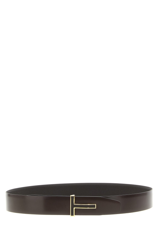 'T' reversible belt Brown 'T' reversible belt Brown