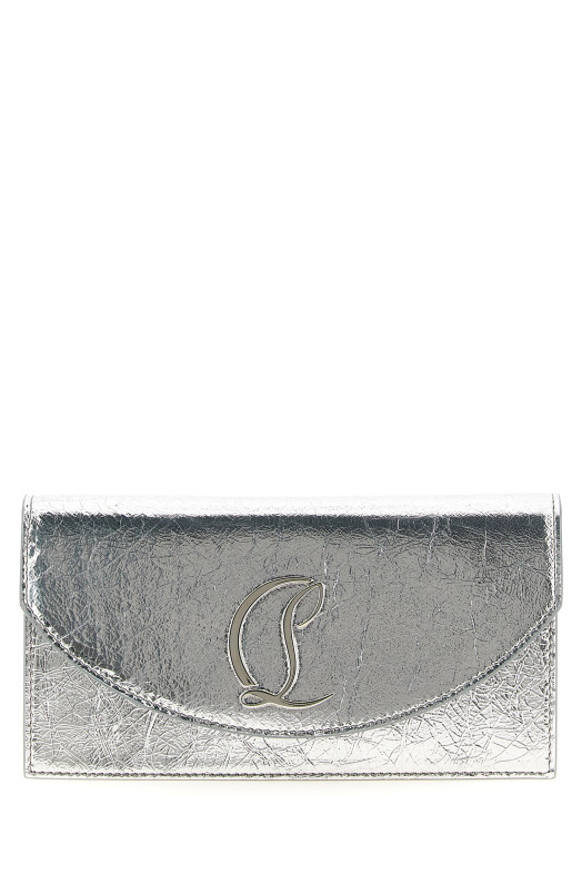 'Loubi54' clutch Silver
