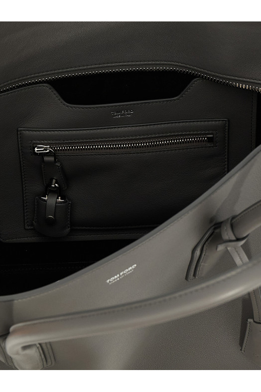 Logo shoulder bag Gray Logo shoulder bag Gray