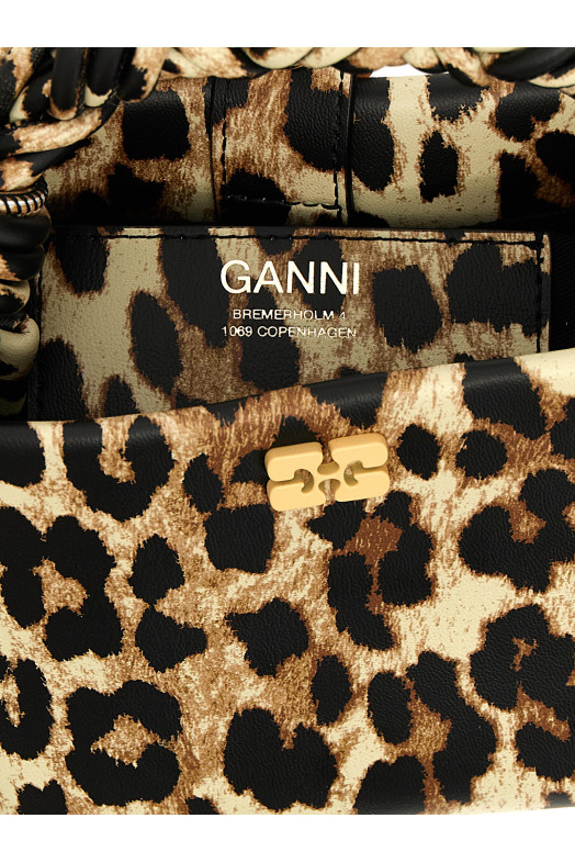 GANNI 'Bou Bag Mini Leopard' сумочка Разноцветная A6948943