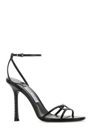 Чорні шкіряні сандалі Leo 100 Чорні JIMMY CHOO (1998LEO100WAP) Чорні шкіряні сандалі Leo 100 Чорні JIMMY CHOO (1998LEO100WAP)